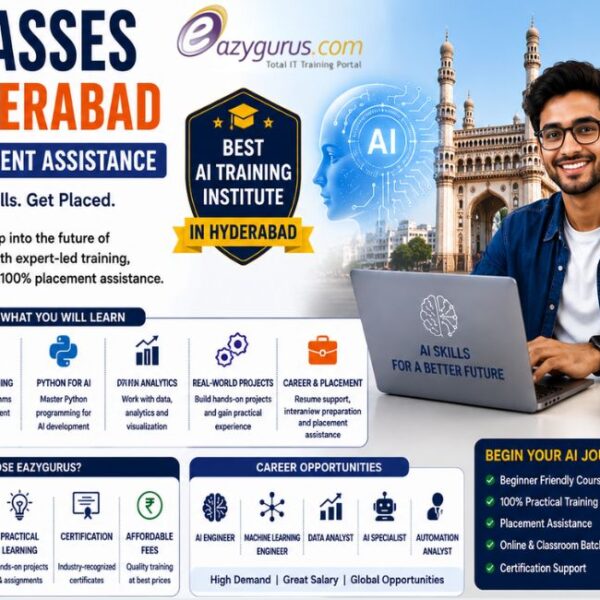 best AI Classes in Hyderabad with placement EazyGurus