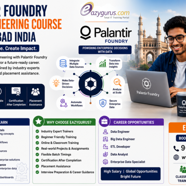 Palantir Foundry Data Engineering Course in Hyderabad India